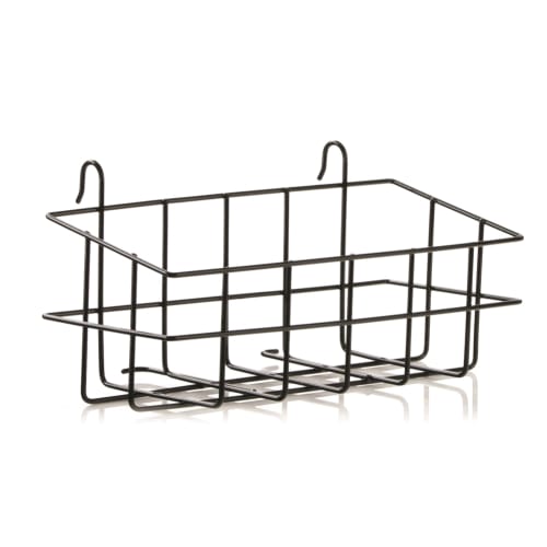 Wire Basket for Forbes Self Service Luggage Carts, Black Vinyl